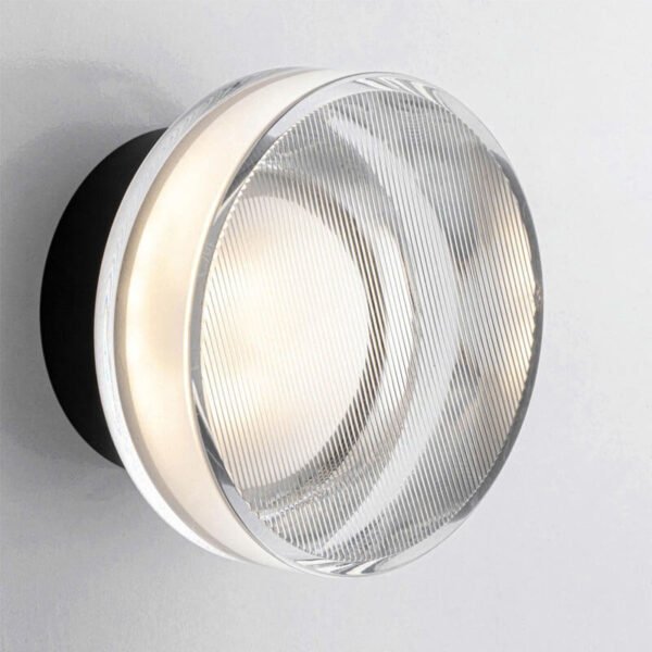 Đèn tường ngoài trời DTV512 sơn đen mica