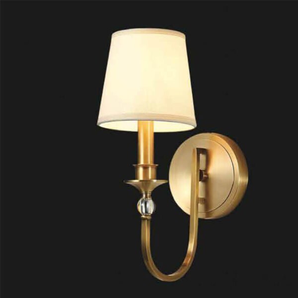 Đèn tường cổ điển đồng chao vải DTX171