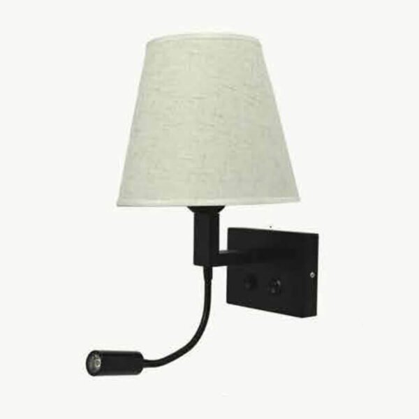 Đèn tường hiện đại sơn đen chao vải DTX186