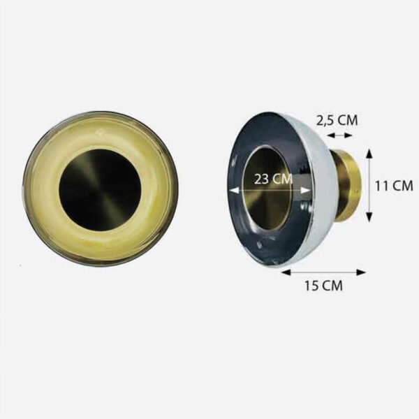 Đèn tường hiện đại mạ vàng phối trắng gương DTX190