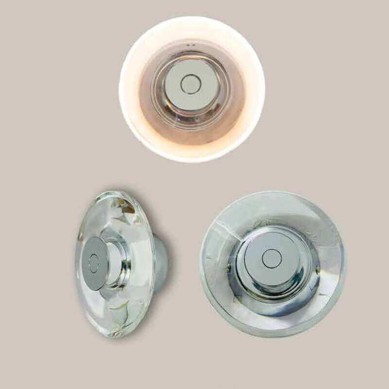Đèn tường hiện đại mạ bạc đính pha lê DTX191