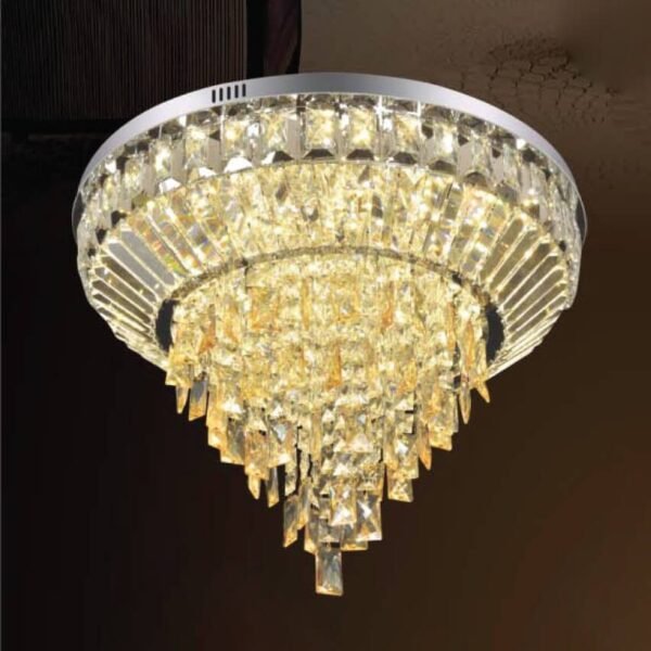 Đèn ốp trần mâm pha lê MOR18 Ø60cm x cao 30cm