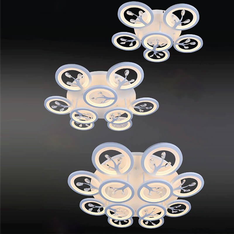 Đèn LED ốp trần hợp kim sơn trắng MOR52