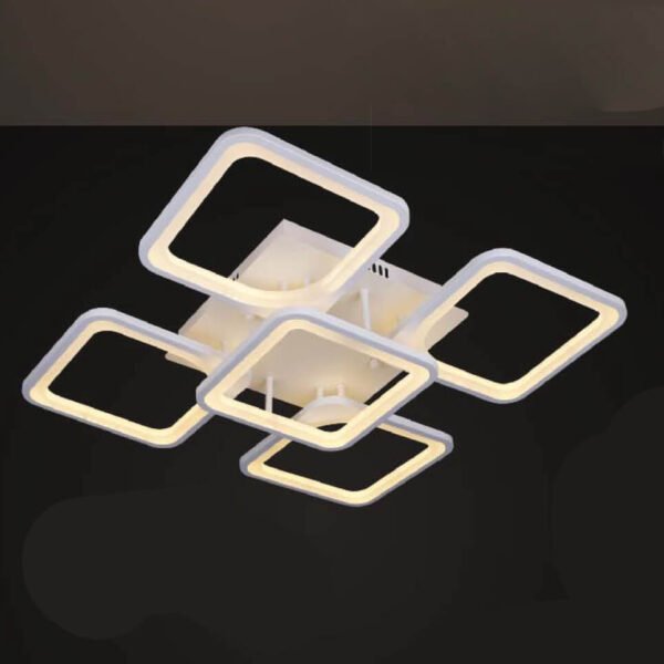 Đèn LED ốp trần hợp kim sơn trắng MOR69 dài 60cm x rộng 60cm x cao 15cm