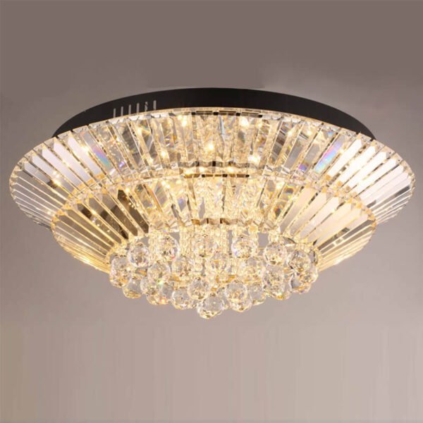 Đèn ốp trần mâm pha lê MOV03 Ø80cm