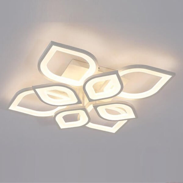 Đèn LED ốp trần hợp kim sơn trắng/đen MOV15 dài 65cm x rộng 65cm