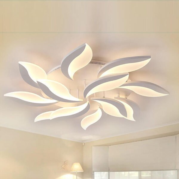 Đèn LED ốp trần hợp kim sơn trắng MOV16 Ø85cm