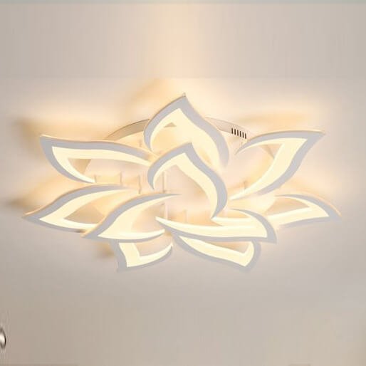 Đèn LED ốp trần hợp kim sơn trắng MOV18 Ø85cm x cao 15cm