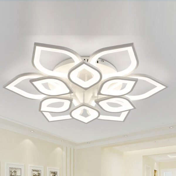 Đèn LED ốp trần hợp kim sơn trắng MOV20 Ø100cm