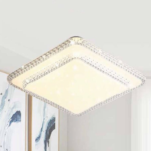 Đèn ốp trần MOX15 mica, dài 50cm x rộng 50cm