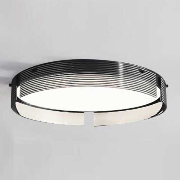 Đèn ốp trần MOX19 hợp kim sơn đen, Ø50cm