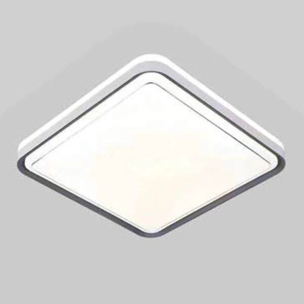 Đèn ốp trần MOX23 hợp kim sơn đen, trắng, vàng, Ø50cm