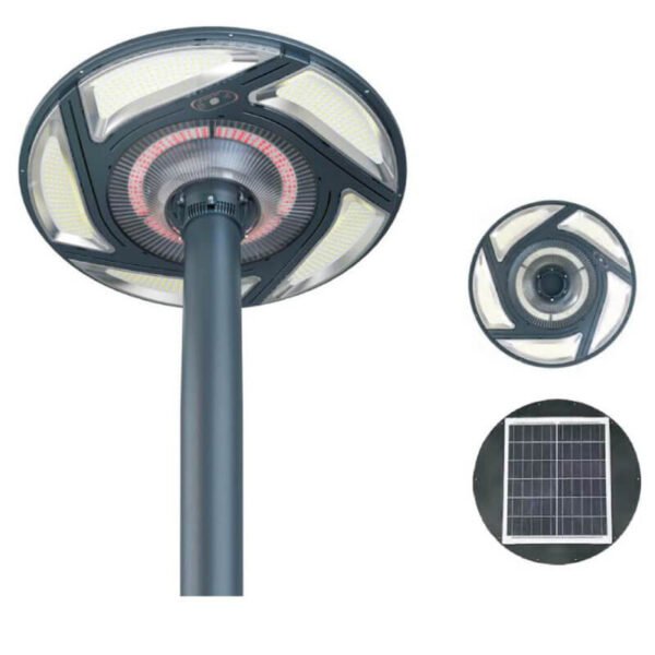 Đèn năng lượng mặt trời hình đĩa bay NMT05 ánh sáng trắng