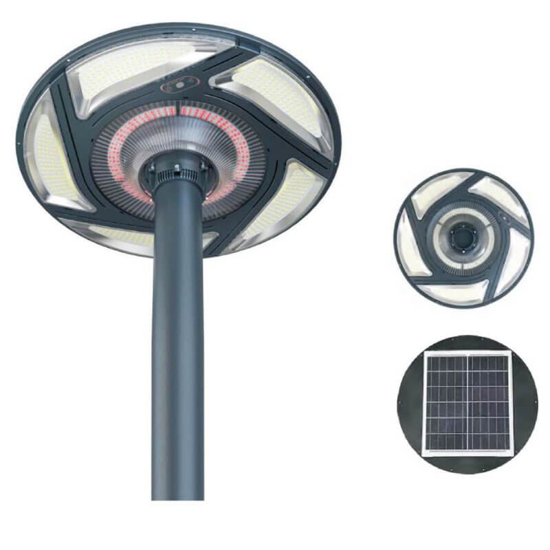 Đèn năng lượng mặt trời hình đĩa bay NMT05 ánh sáng trắng