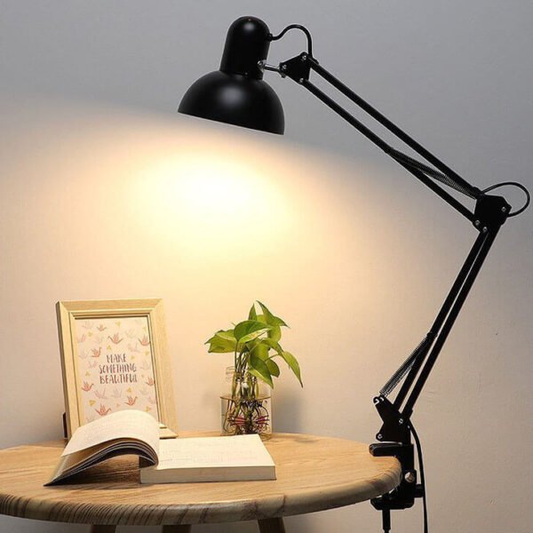 Đèn bàn làm việc kẹp cạnh bàn NV62 Ø15cm x cao 55cm