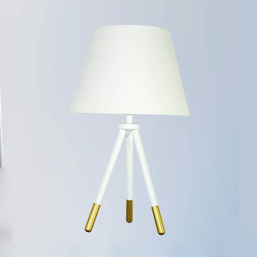 Đèn ngủ để bàn hợp kim chụp vải dày NX13 dài 26cm x cao 40cm