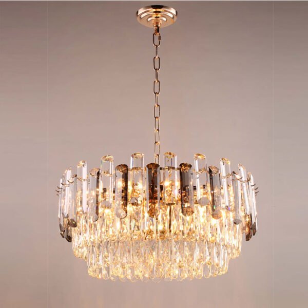 Đèn thả phòng khách pha lê PLK13 Ø60cm x cao 45cm