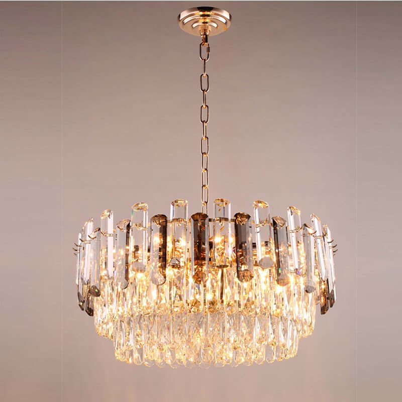 Đèn thả phòng khách pha lê PLK13 Ø60cm x cao 45cm