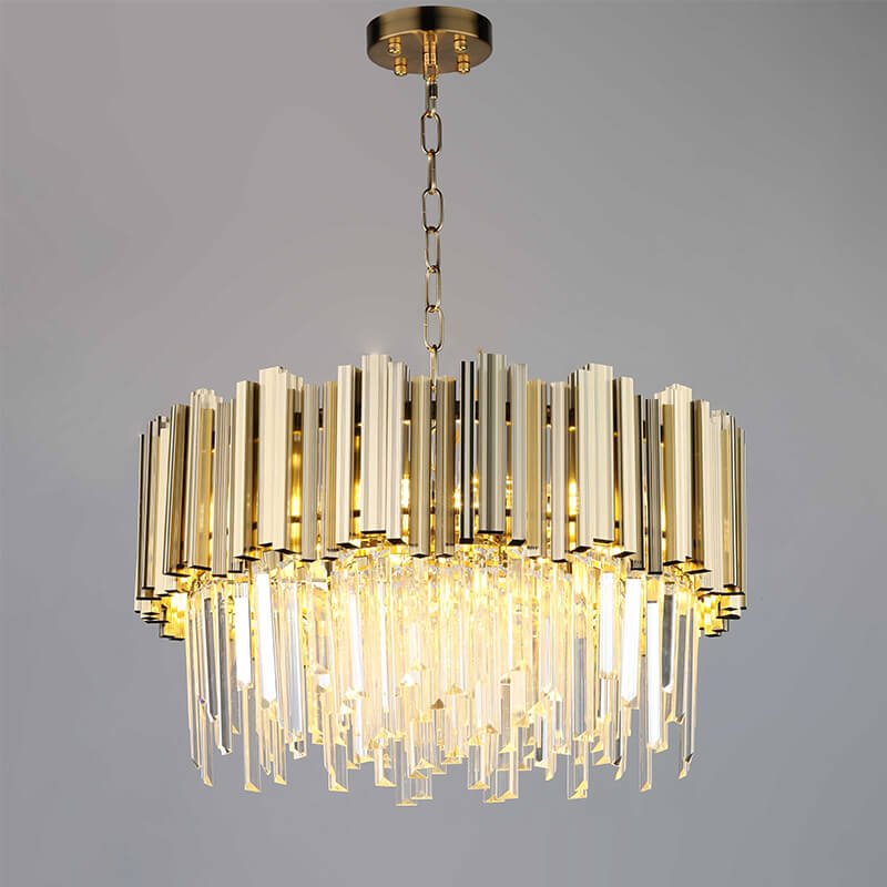 Đèn thả phòng khách pha lê PLK14 Ø55cm