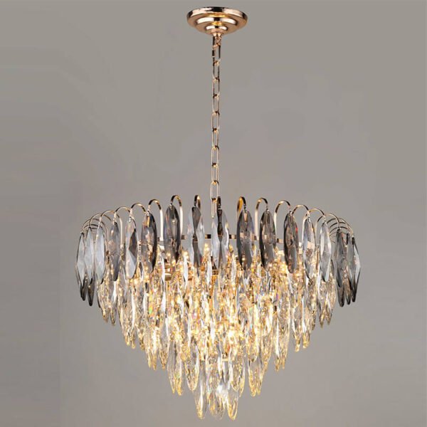 Đèn thả phòng khách pha lê PLK18 Ø60cm x cao 55cm