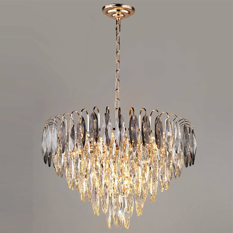 Đèn thả phòng khách pha lê PLK18 Ø60cm x cao 55cm