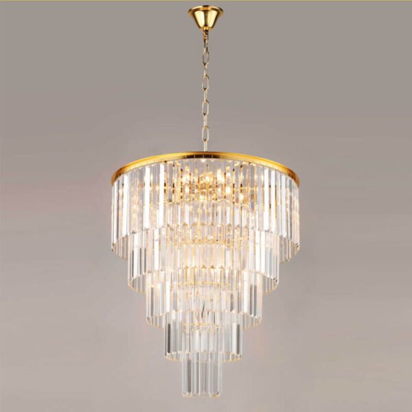 Đèn thả phòng khách pha lê PLK33 Ø60cm x cao 70cm