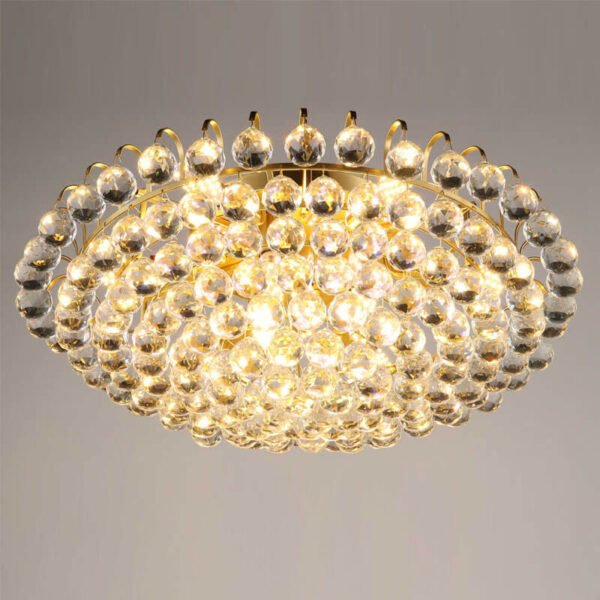 Đèn thả phòng khách pha lê PLK42 Ø60cm