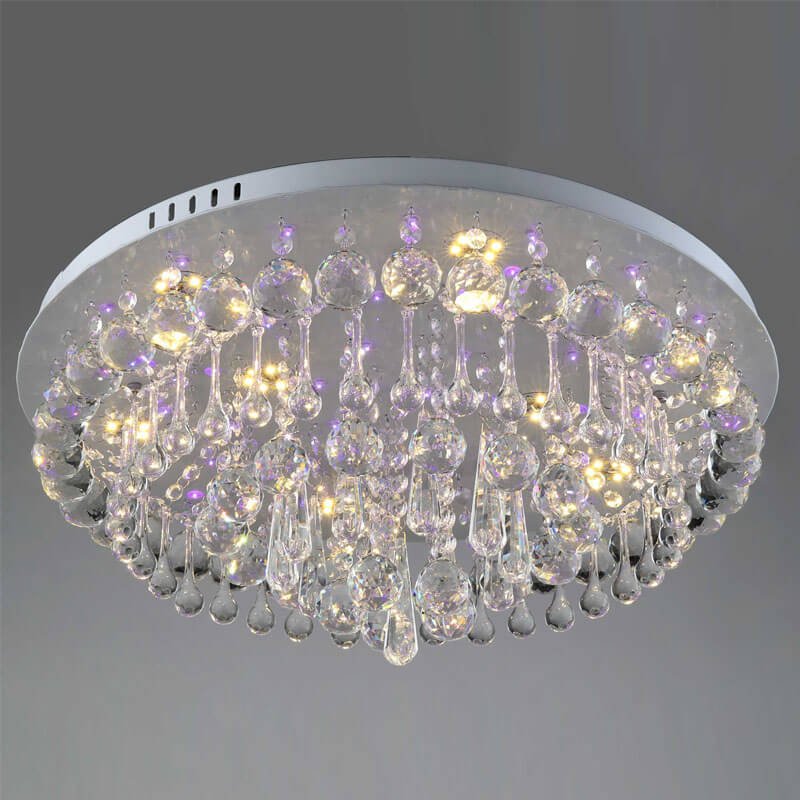 Đèn thả phòng khách pha lê PLK43 Ø60cm