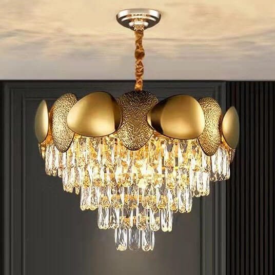 Đèn thả phòng khách pha lê PLK45 Ø60cm x cao 55cm