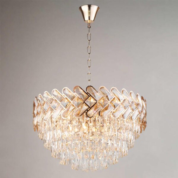 Đèn thả phòng khách pha lê PLK48 Ø60cm