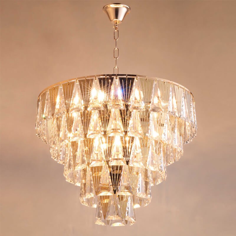 Đèn thả phòng khách pha lê PLK58 Ø60cm x cao 75cm