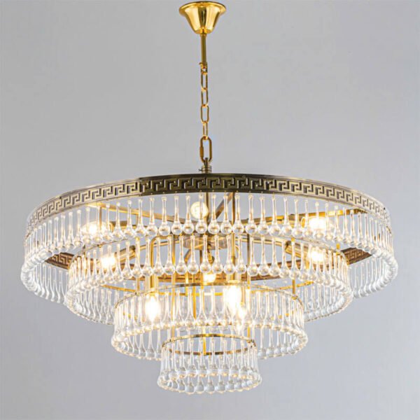 Đèn thả đồng PLK70 Ø80cm