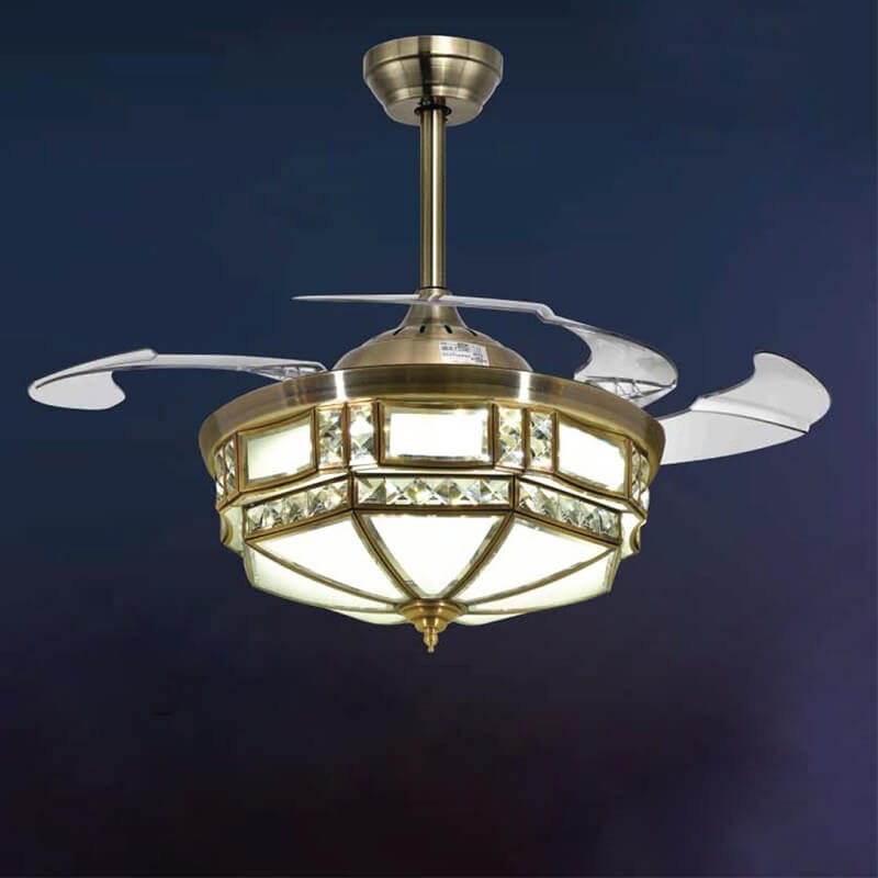 Quạt trần đèn giấu cánh QDR04