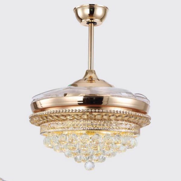Quạt trần đèn cánh xếp QDR12