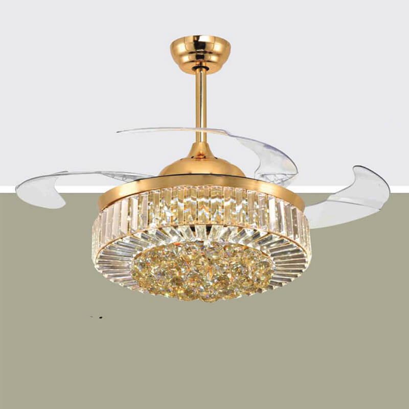 Quạt trần đèn cánh xếp QDR13