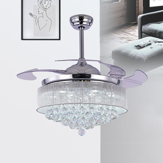 Quạt trần đèn cánh xếp QDX28