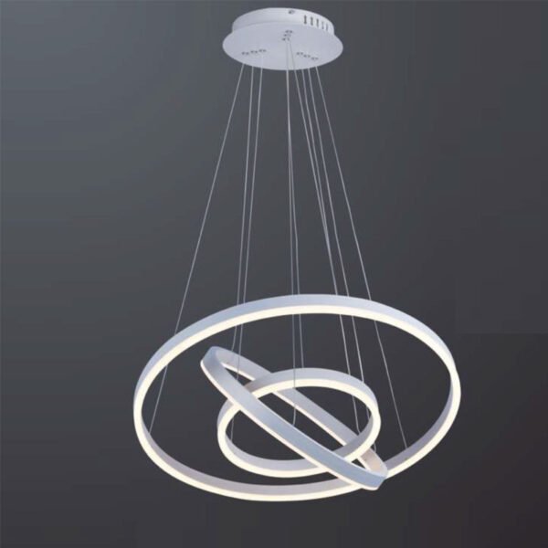 Đèn thả trần vòng tròn TRN26 3 vòng Ø30-60cm, cao 1,5m