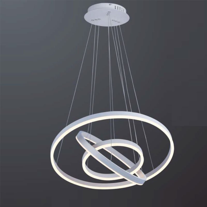 Đèn thả trần vòng tròn TRN26 3 vòng Ø30-60cm, cao 1,5m