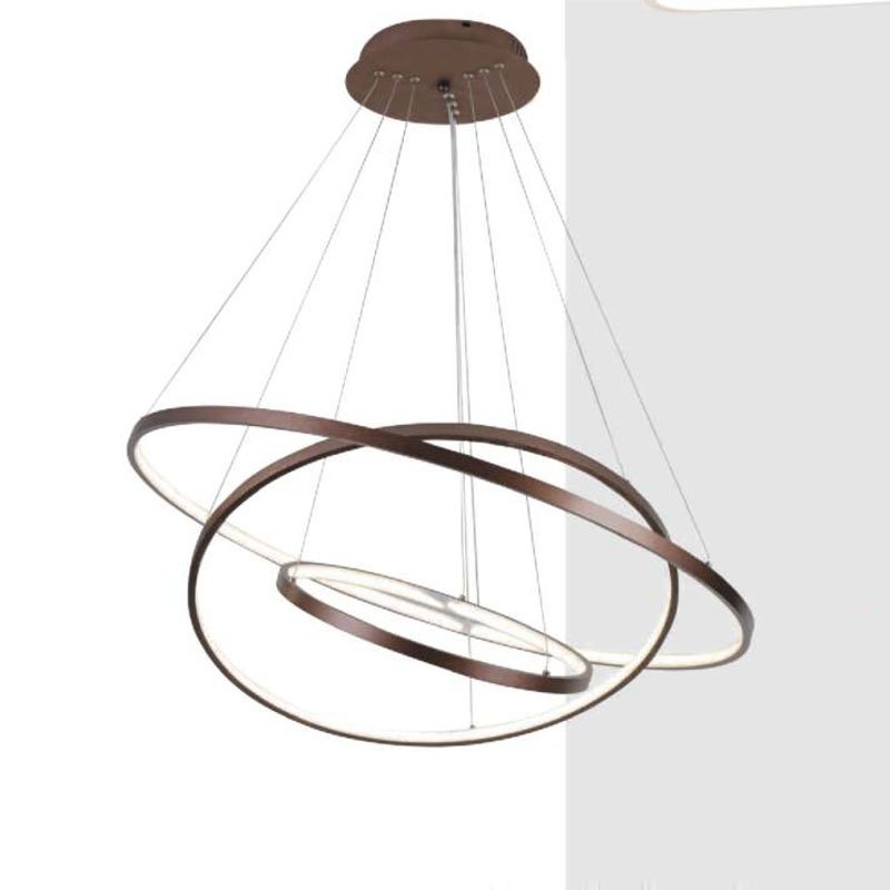 Đèn thả trần vòng tròn TRN28 3 vòng Ø30-70cm
