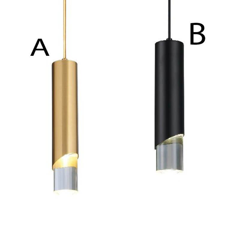 Đèn thả bàn ăn TRN29 Ø5,5cm hợp kim sơn đen hoặc vàng