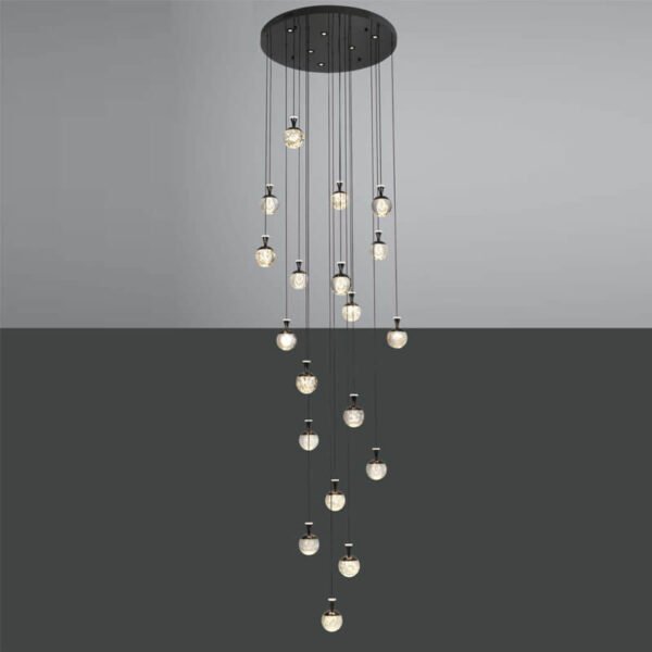 Đèn thả thông tầng TTR13 Ø70cm x cao 2,5m, LED 3 chế độ sáng