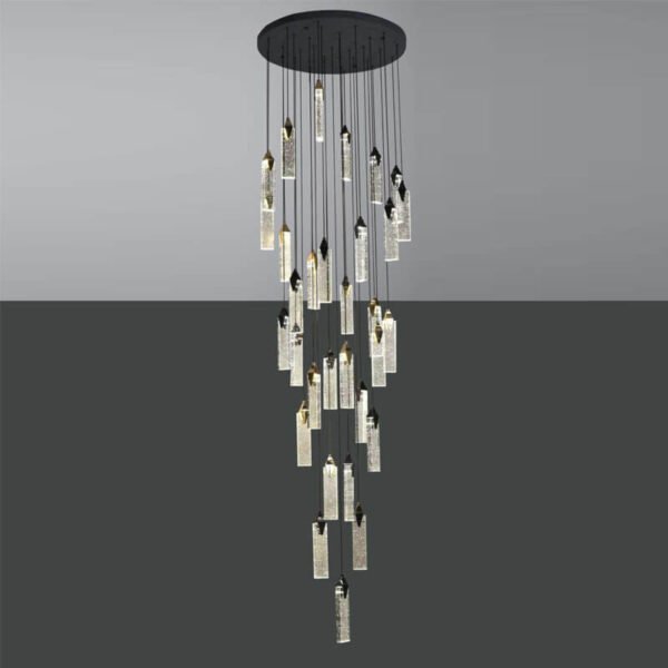 Đèn thả thông tầng TTR14 Ø60cm x cao 2,5m, LED 3 chế độ sáng