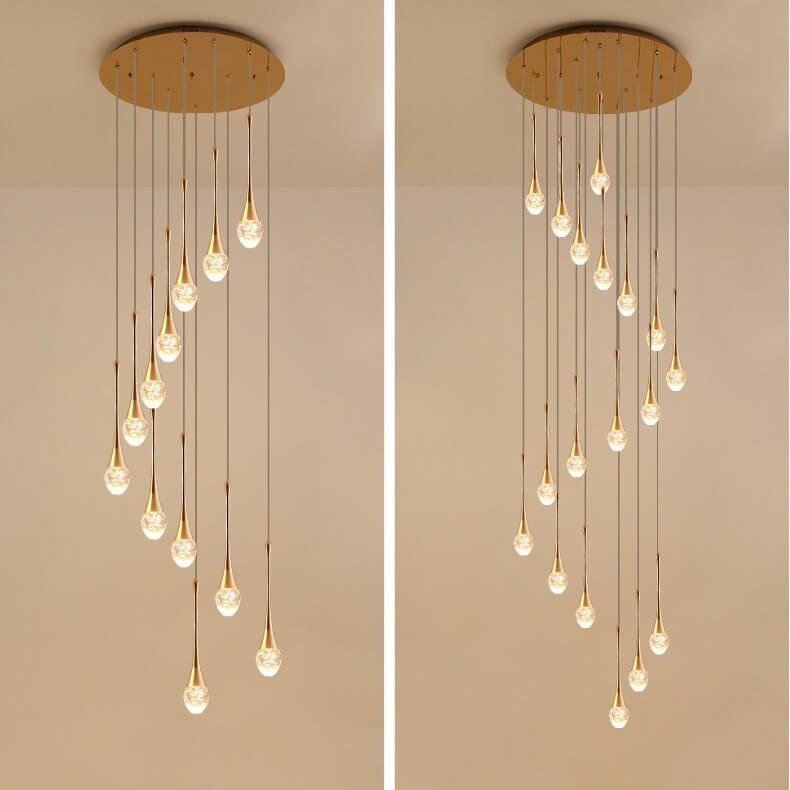 Đèn thả thông tầng TTV02 LED 3 chế độ sáng trắng, vàng, trung tính