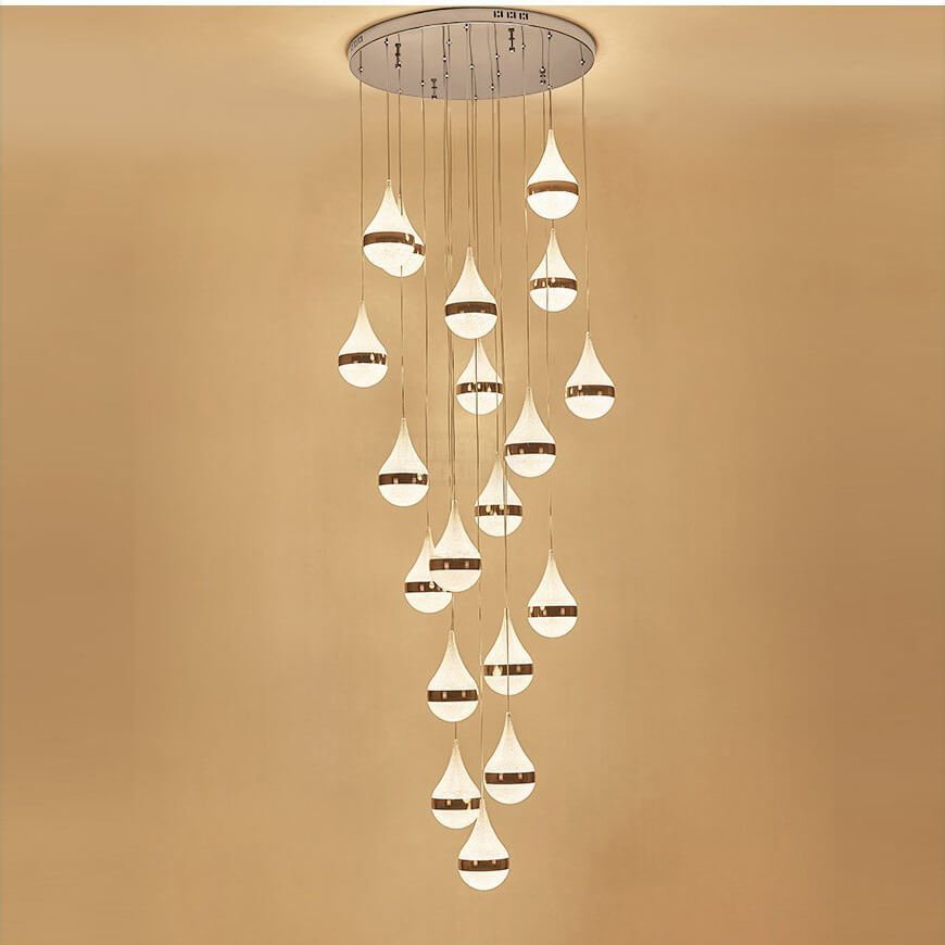 Đèn thả thông tầng TTV12 Ø60cm x cao 2,5m, LED 3 chế độ sáng