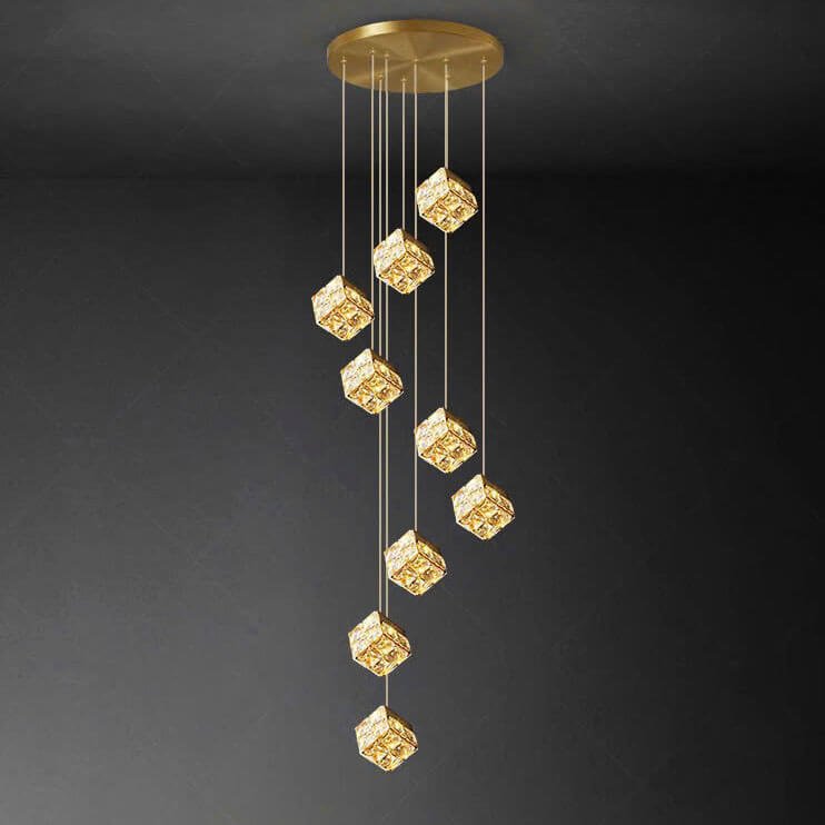 Đèn thả thông tầng TTV38 LED 3 chế độ sáng trắng, vàng, trung tính