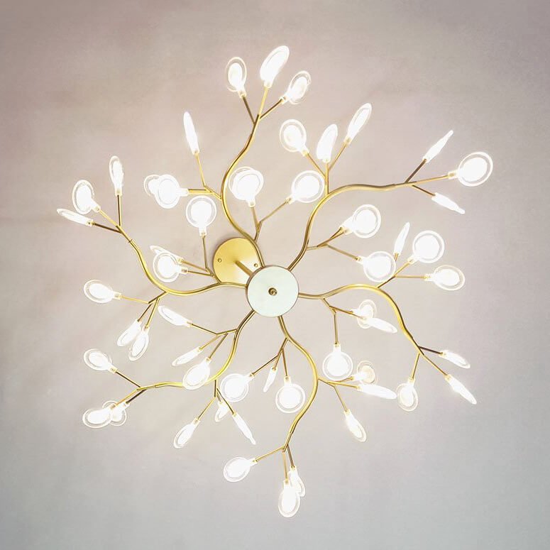 Đèn thả trang trí phòng khách 45 lá Ø90cm cao 47cm TVN171