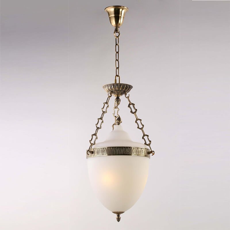 Đèn thả đồng trang trí Ø30cm cao 70cm TVN263