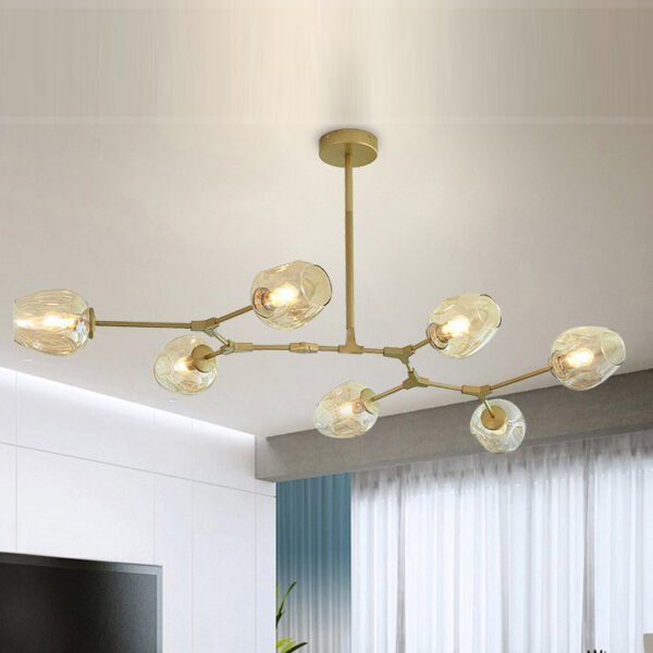 Đèn thả bàn ăn dài 150cm cao 75cm TVN347