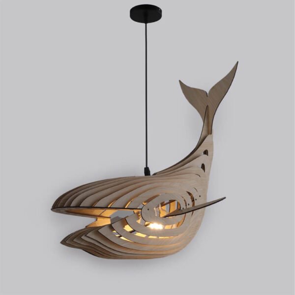 Đèn thả quán cà phê TVN595 dài 60cm cao 55cm