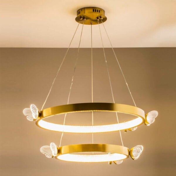 Đèn thả vòng tròn TVN807 Ø40cm + 60cm